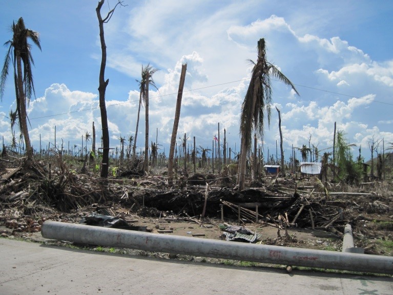 フィリピン共和国台風災害派遣の様子